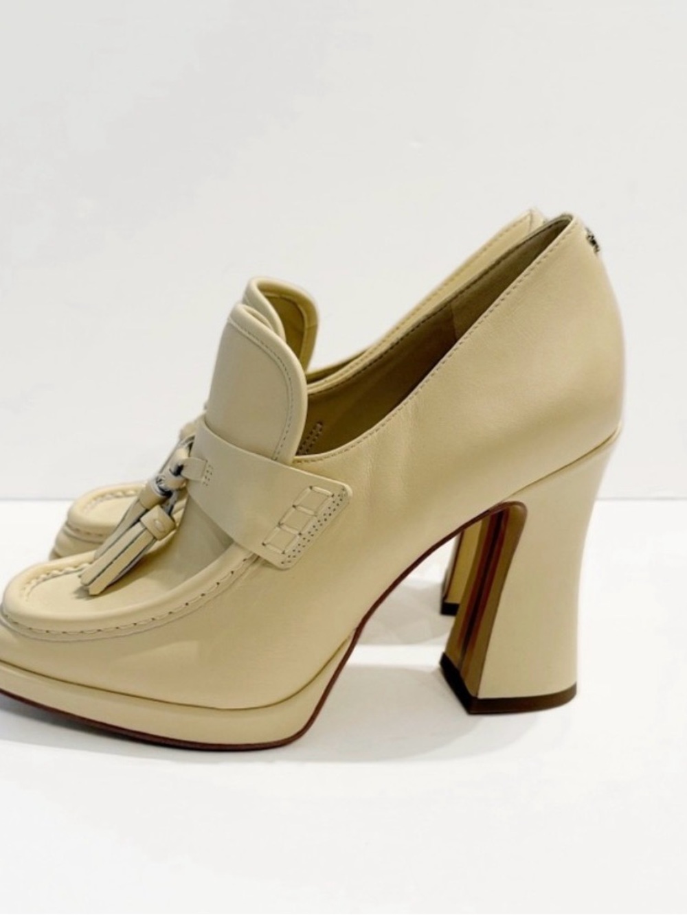 Sam Edelman Jed Heels, Color Eggshell Size 7 NWB - Picture 3 of 12
